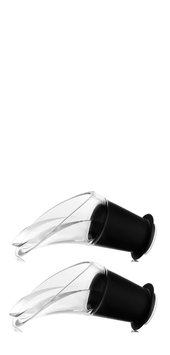 Escanciador Antigoteo Cristal Negro Vacu Vin