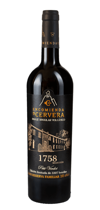 Vino Tinto 1758 Selección Petit Verdot 10 Años