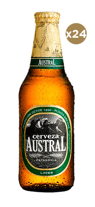 Cerveza Chilena Austral Lager Caja de 24 unidades de 33cl