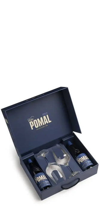 Estuche 2 Viña Pomal 106 Barricas + 2 copas