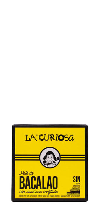 Paté de Bacalao con Manzana Confitada La Curiosa Lata 125Gr