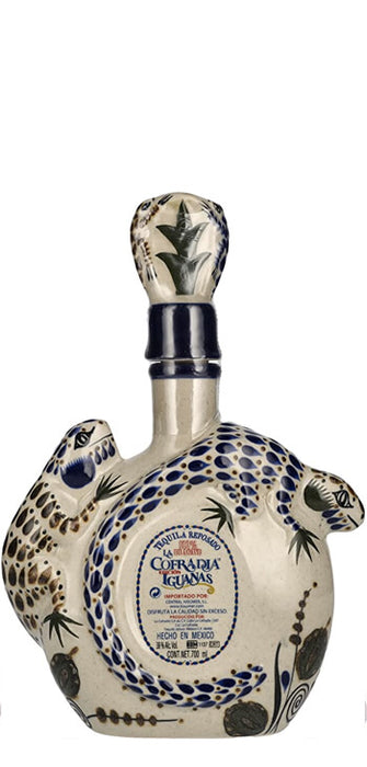 Tequila Cofradia Iguanas Cerámica Reposado