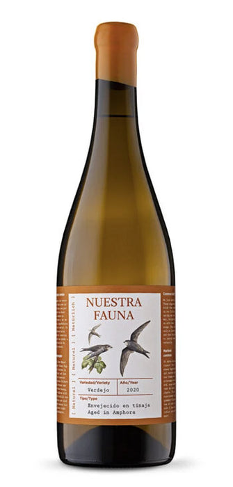 Vino Blanco Nuestra Fauna Verdejo Natural en Tinaja