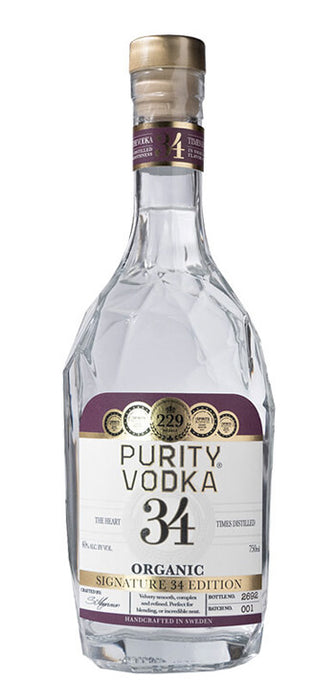 Vodka Purity Organic Craft Nordic Signature 34